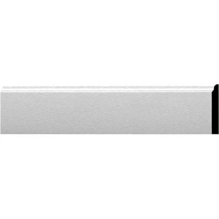 DWELLINGDESIGNS 3.88 in. H x .50 in. P x 94.50 in. L Architectural Barcelona Baseboard Moulding DW68816